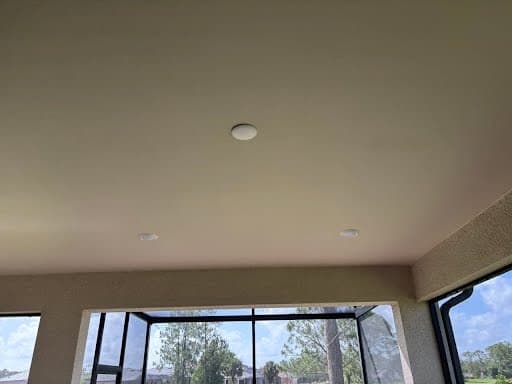 Before - Ceiling Fan Installation — Bedroom