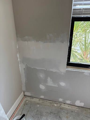 Before - Wall Hole Patch & Finish